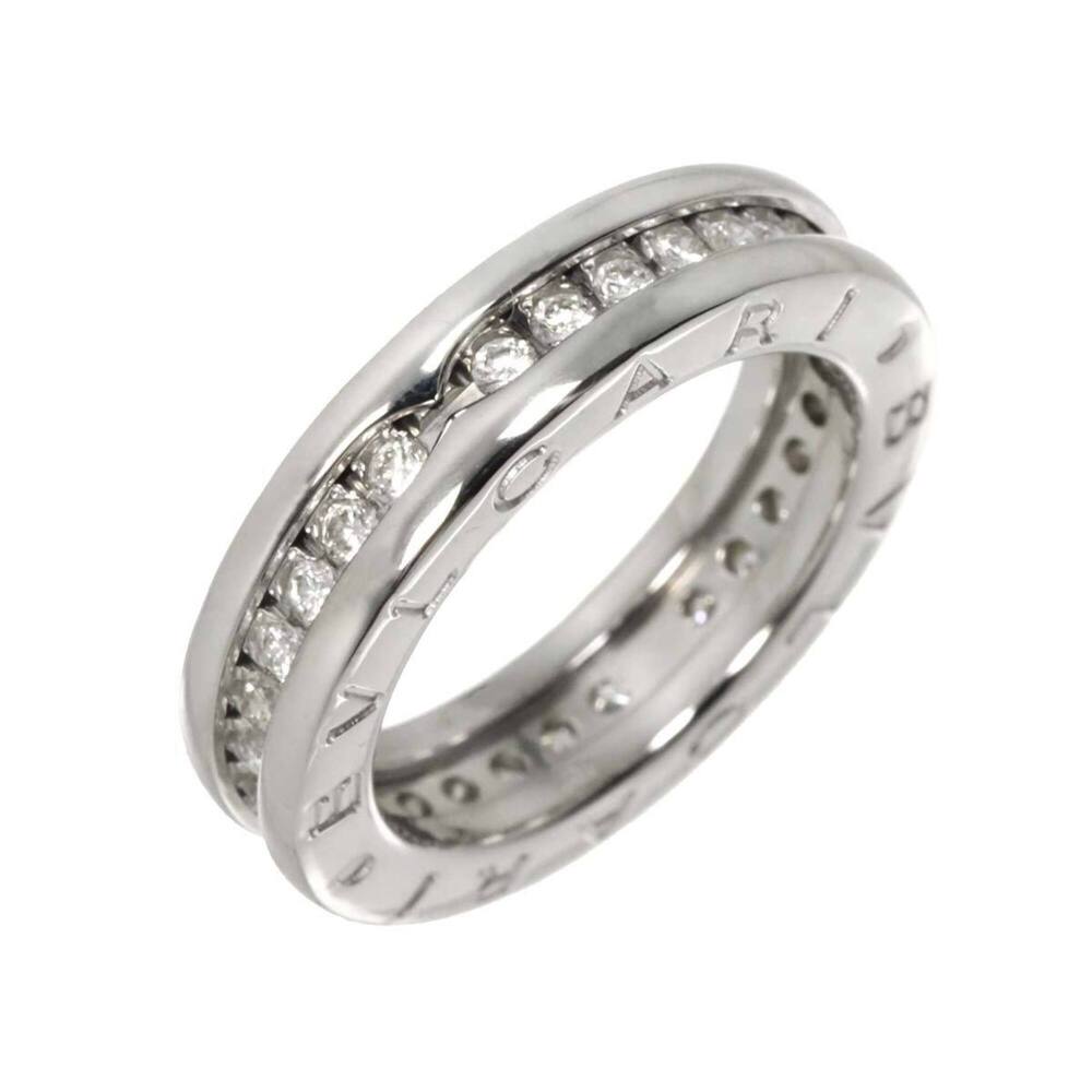 BVLGARI 18k Silver Diamond Ring #46